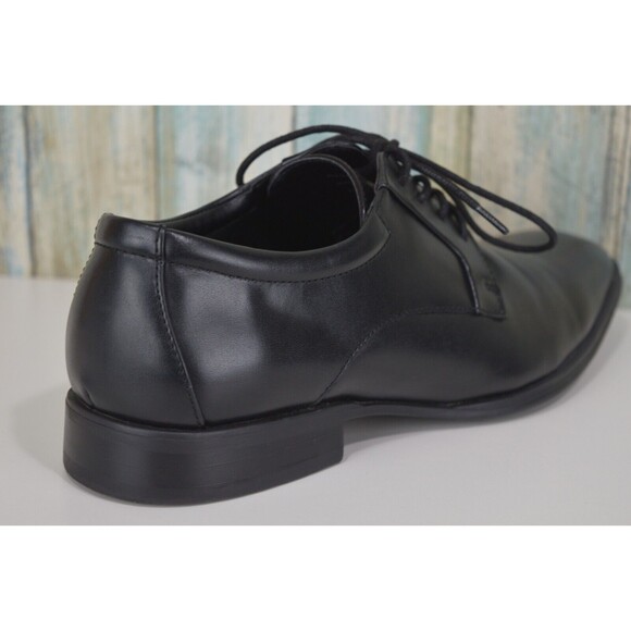 Alfani Andrew Men's Size 9.5 Smooth Plain Toe Black Oxfords - Picture 5 of 10
